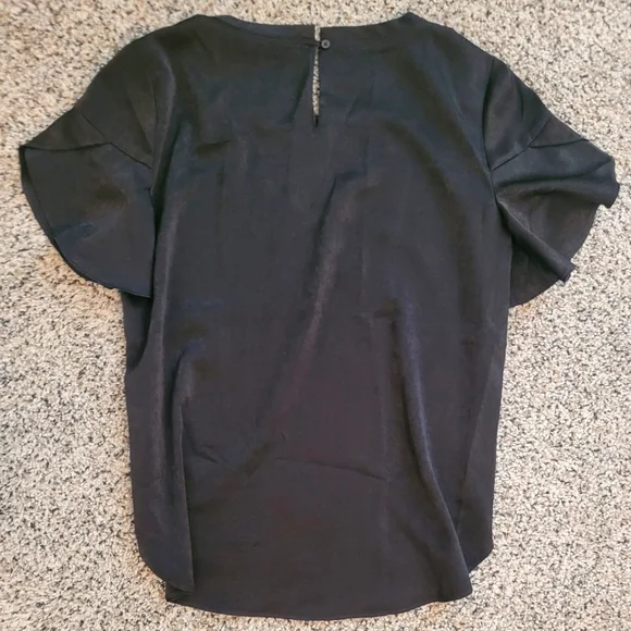 LOFT Silky Ruffle Sleeve Blouse - Picture 4 of 4